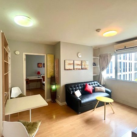 1Br Condo 5 Min To Bts 1000Mbps Fiber Wi-Fi Bangkok Esterno foto