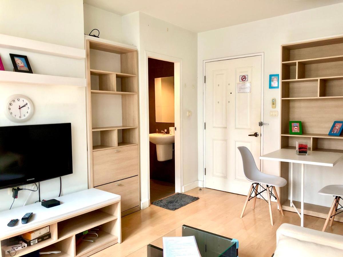 1Br Condo 5 Min To Bts 1000Mbps Fiber Wi-Fi Bangkok Esterno foto