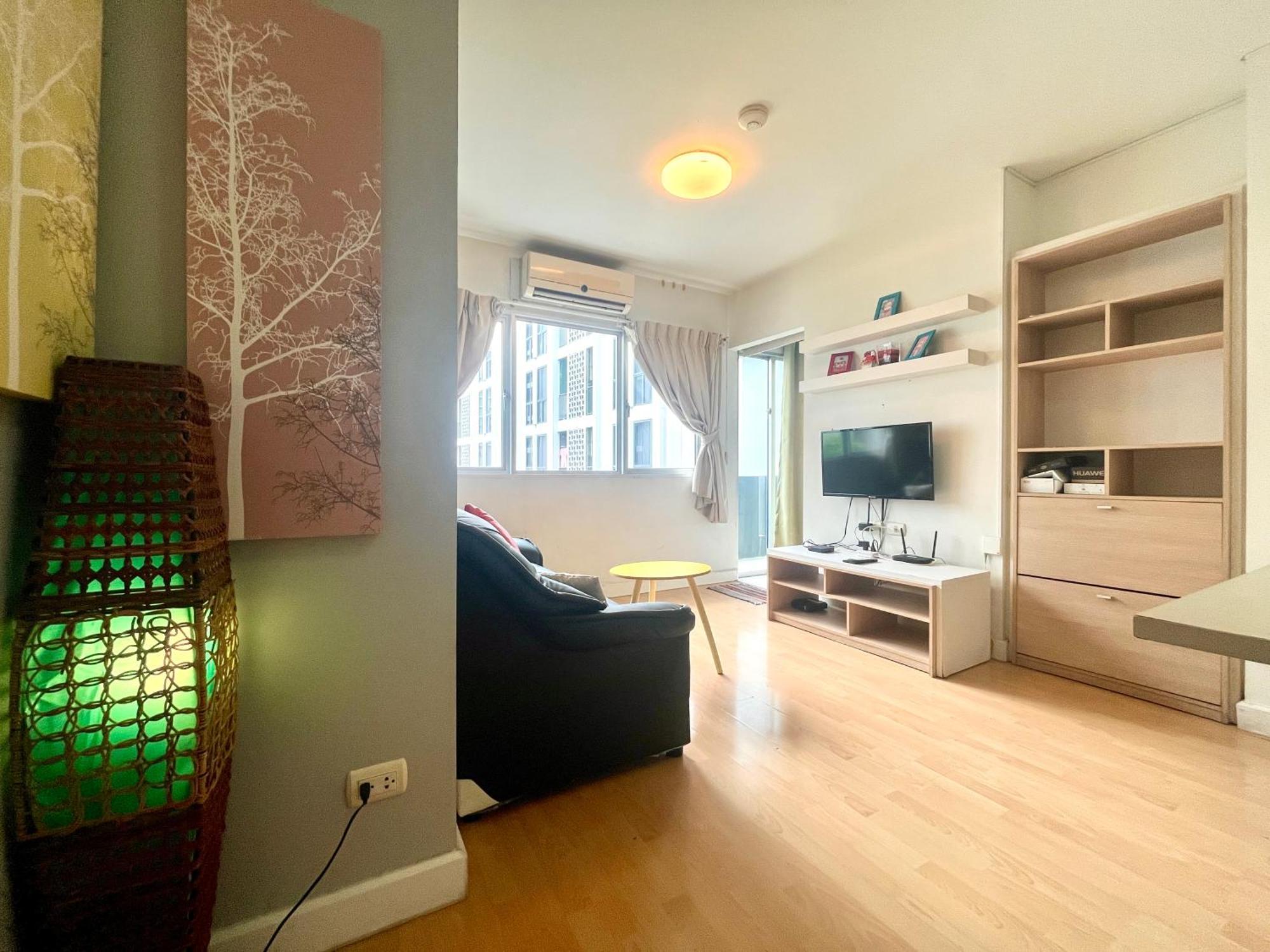 1Br Condo 5 Min To Bts 1000Mbps Fiber Wi-Fi Bangkok Esterno foto