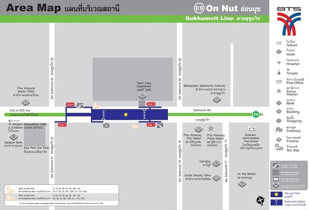 1Br Condo 5 Min To Bts 1000Mbps Fiber Wi-Fi Bangkok Esterno foto
